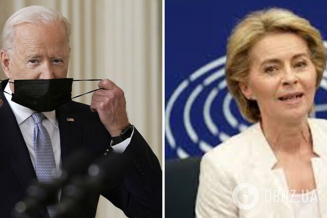 Байден і фон дер Ляєн обговорили притягнення Росії до відповідальності