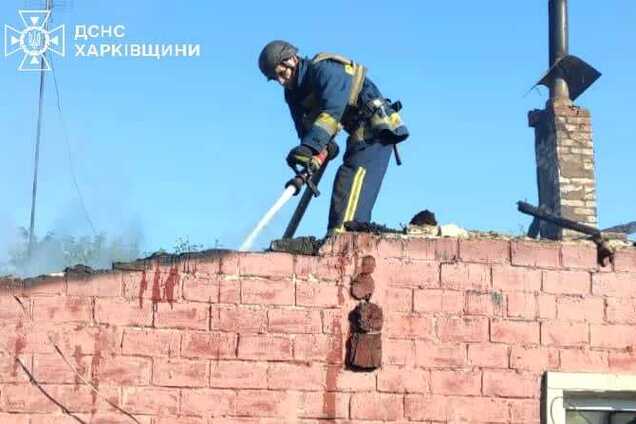 Оккупанты нанесли ракетный удар по жилому сектору Харьковщины, есть пострадавшие. Фото