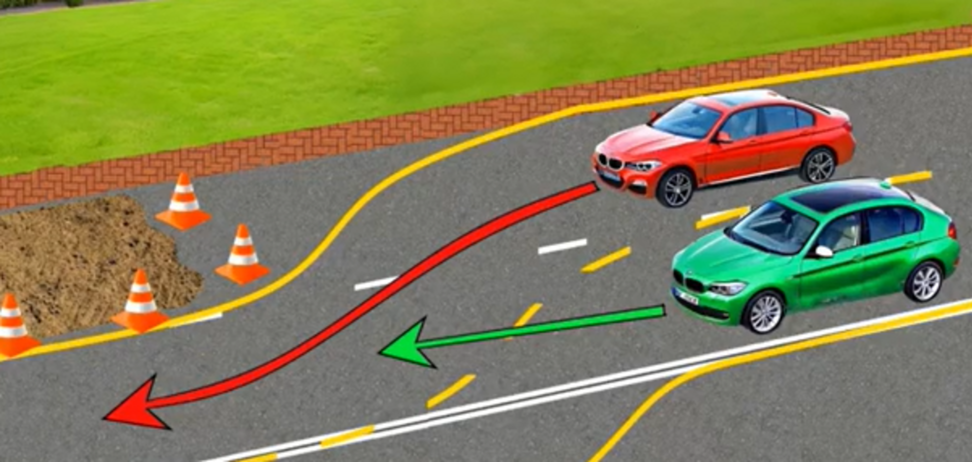 Водій якого авто повинен поступитися дорогою? Непросте завдання з ПДР