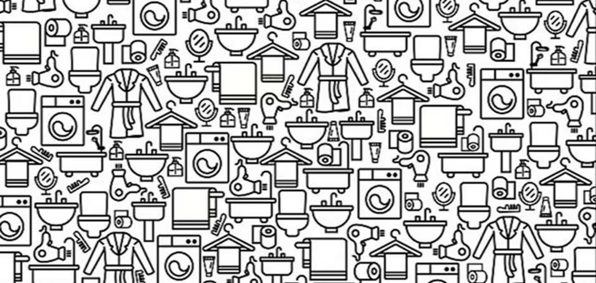 Задача не из простых: найдите душевую лейку на рисунке-головоломке