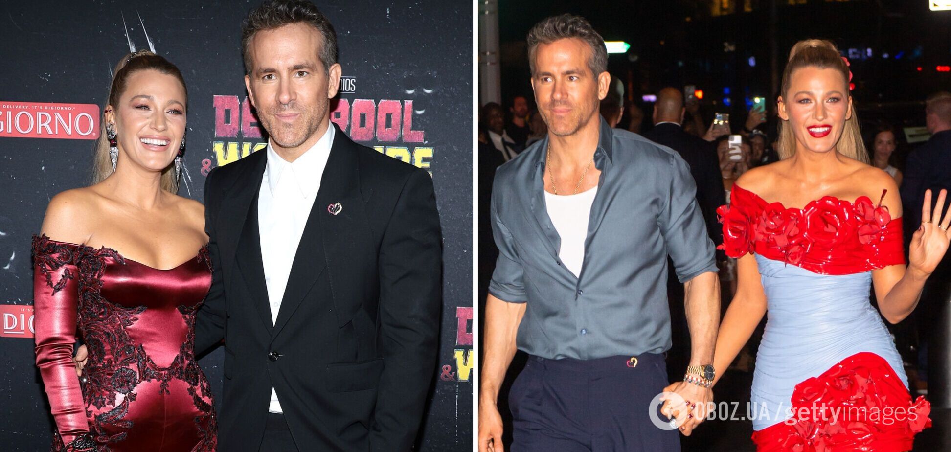 Самая крепкая пара Голливуда. Райан Рейнольдс и Блейк Лайвли восхитили фанатов общим появлением на премьере 'Дедпул и Росомаха'