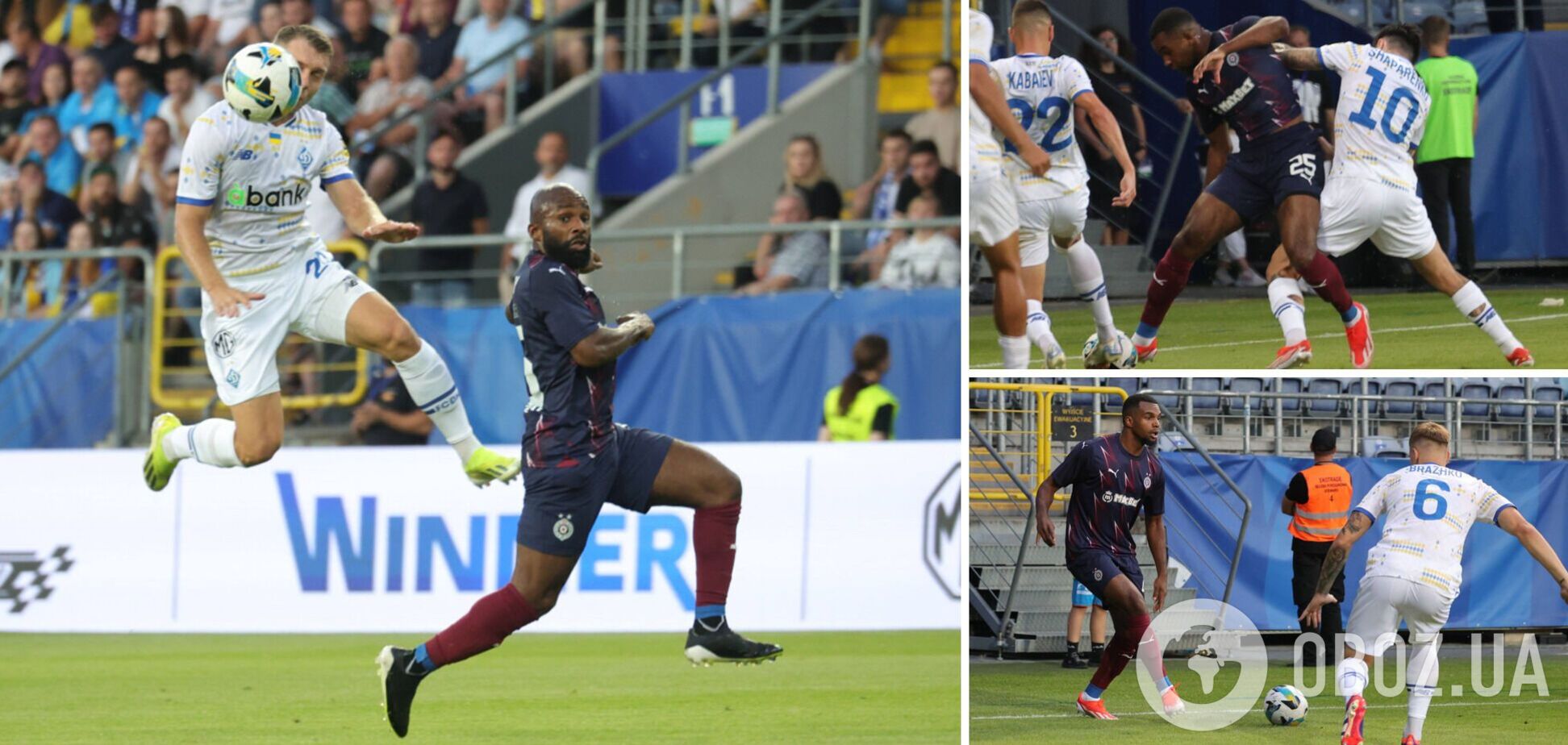 'Динамо', забив 6 голов, разгромило 'друзей Москвы' в квалификации Лиги чемпионов. Видео