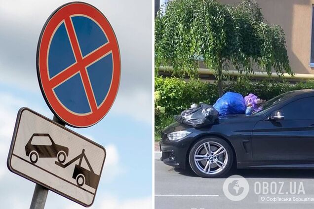 Жители многоэтажек наказали 'героя парковки'