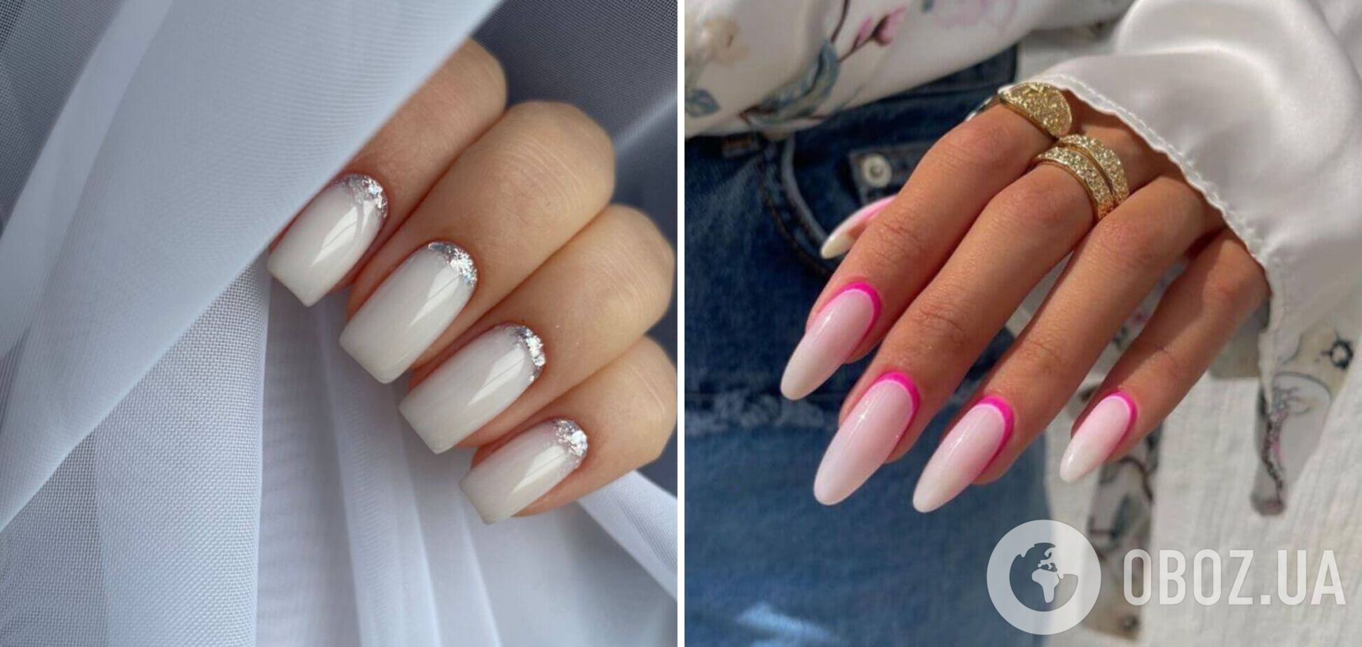 Французский маникюр, но наоборот. 6 идей ногтей для тех, кто любит оригинальность