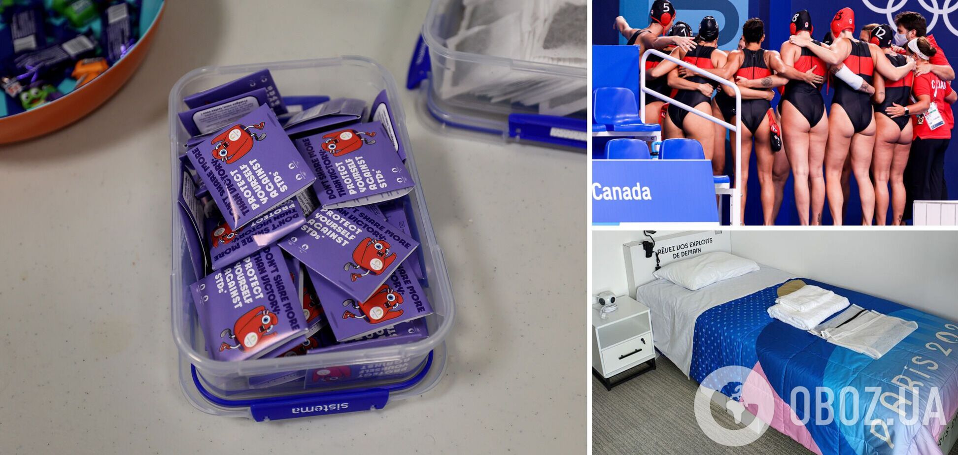 Спортсменам на ОИ-2024 выдали 'спецсредства' для орального секса. Фото