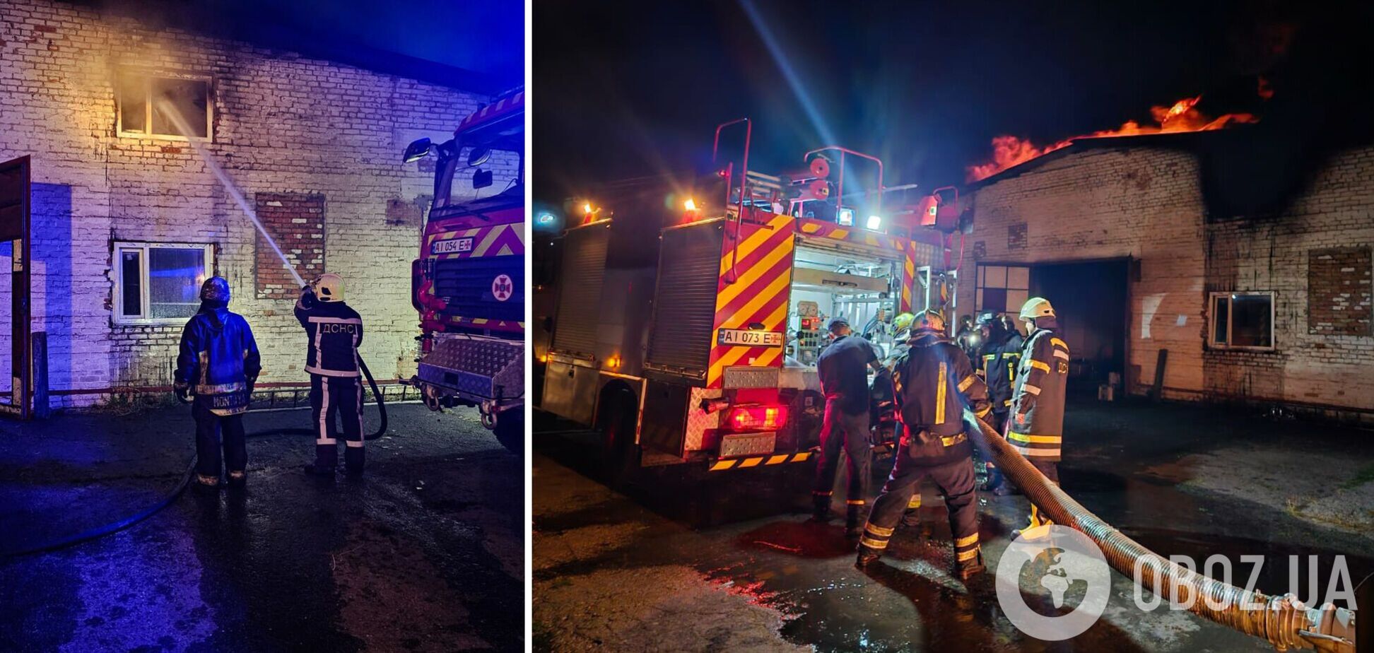 Спасатели потушили пожар на производстве