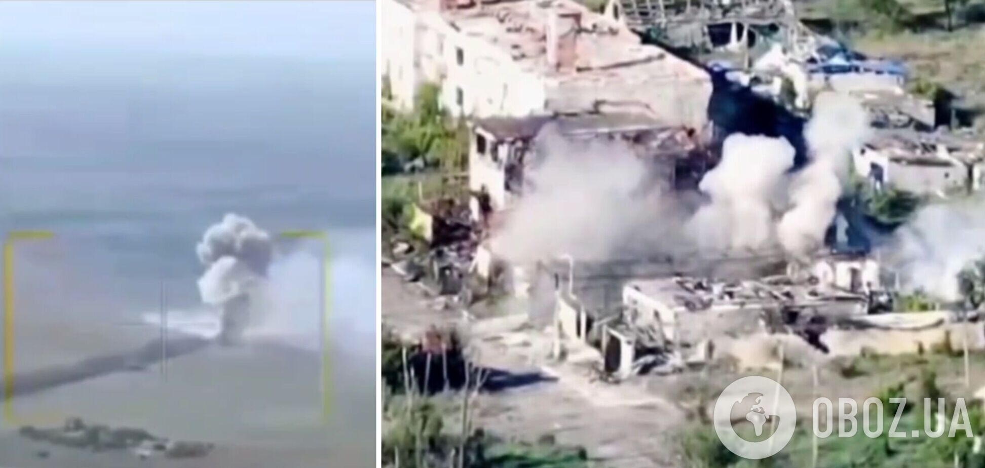 Поднялся столб дыма: защитники Украины взорвали склад БК оккупантов и разнесли позиции российских дронщиков. Видео