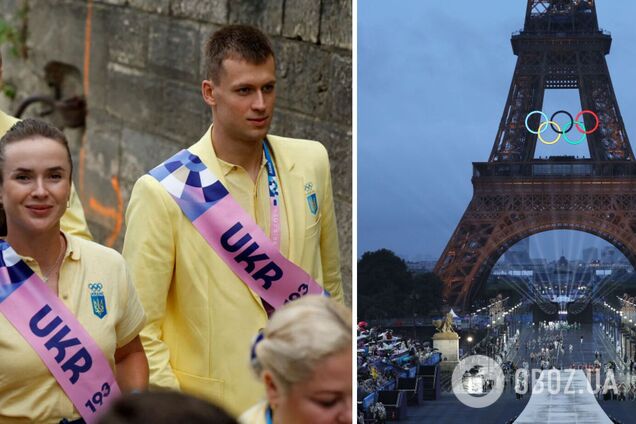 З'явилося відео виходу збірної України на параді відкриття Олімпіади-2024