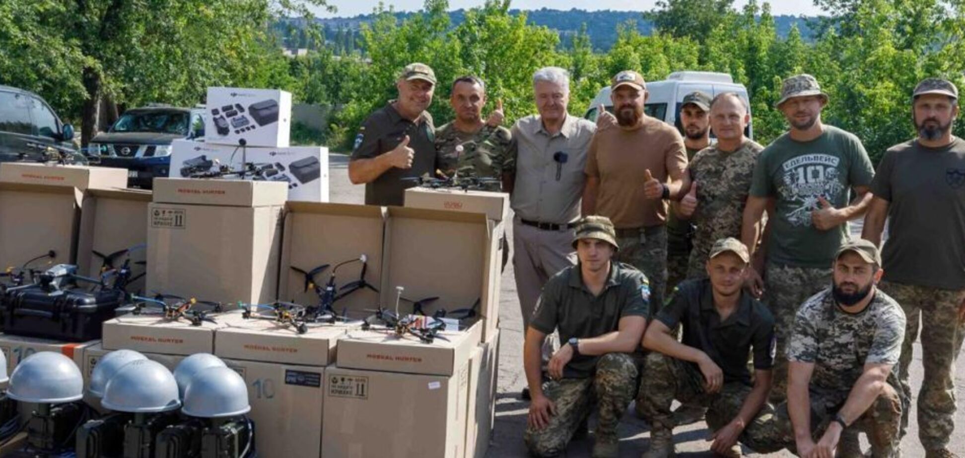 37 дронов к 37-летию: Порошенко поздравил мэра Борисполя, который воюет на фронте