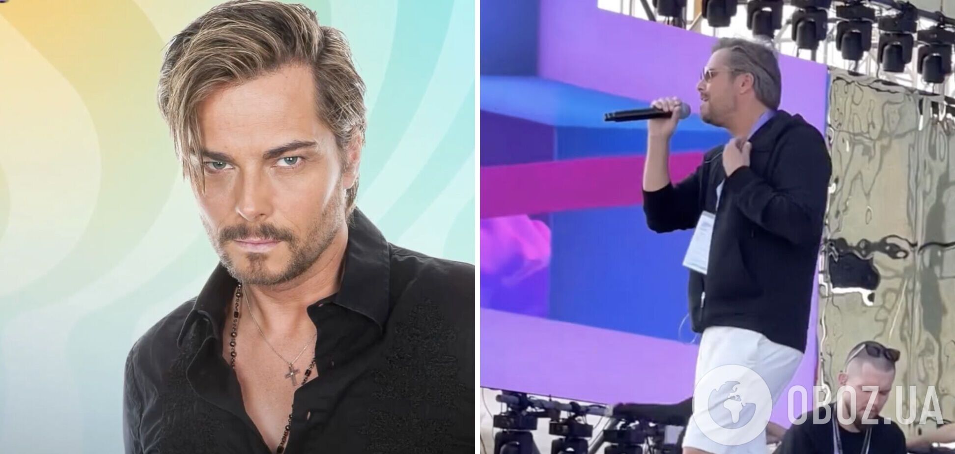 Шведский певец Боссон, которого награждали в Донецке, спел для россиян и пообещал им скоро увидеться