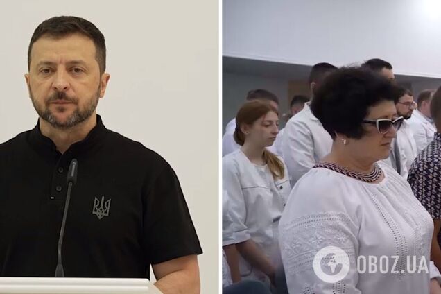 'В Украине нет ни одной больницы, которая не почувствовала бы войну': Зеленский поблагодарил медиков за спасение жизней. Видео