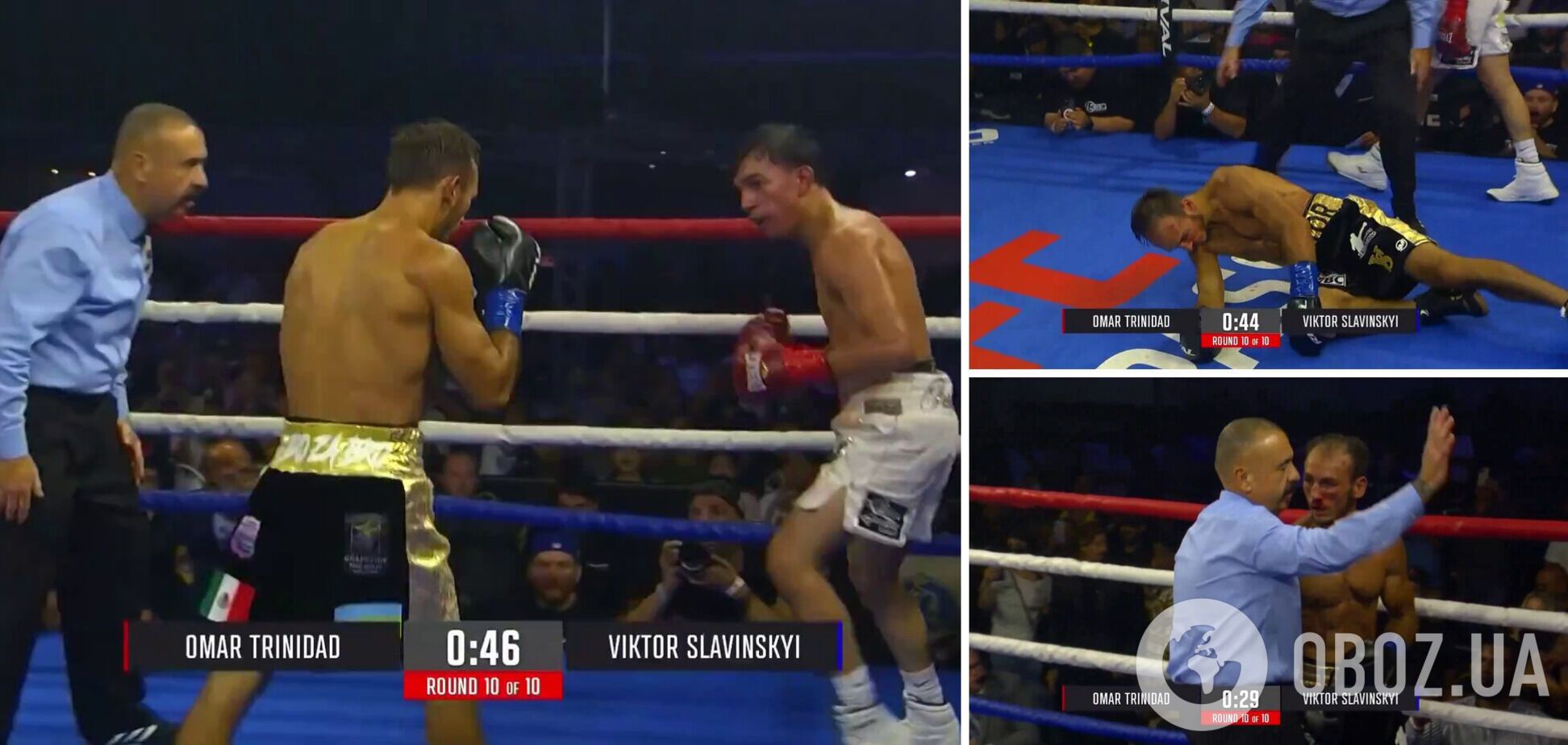 Украинского боксера-чемпиона отправили в тяжелый нокаут в титульном бою. Видео