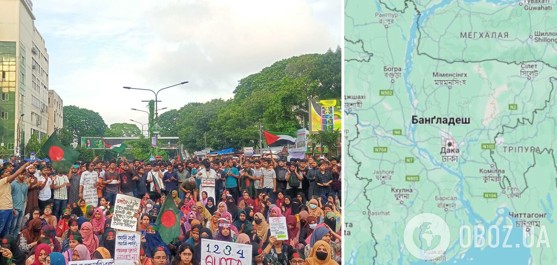 В Бангладеше продолжаются студенческие протесты: количество жертв почти достигло полутора сотен. Фото