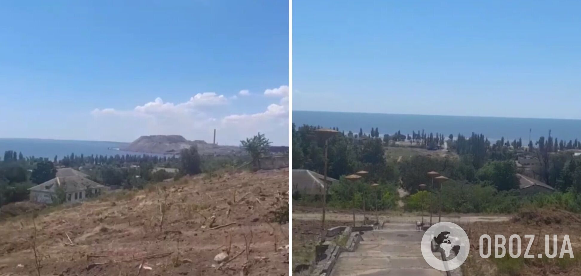 Уничтожили не только здания, но и деревья: оккупанты в Мариуполе демонтировали детский лагерь. Видео