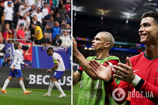 Где сегодня смотреть футбол Португалия – Франция: расписание трансляций матча 1/4 финала Евро-2024