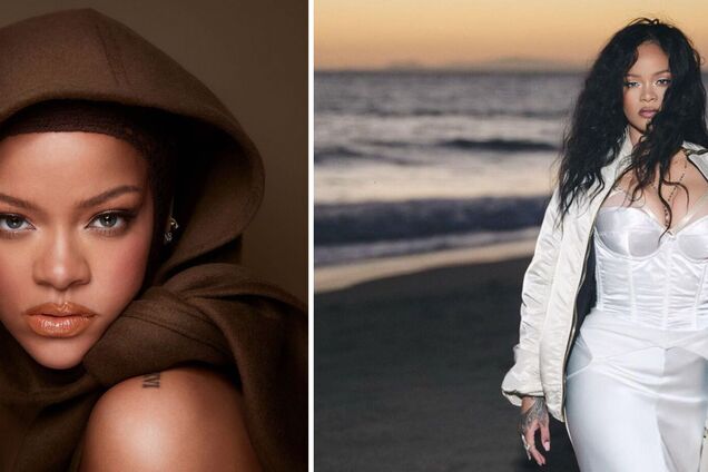 Рианна надела украинский платок. Фото