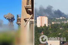 В Донецке раздались взрывы: пишут о попадании в склад боекомплектов оккупантов. Фото и видео