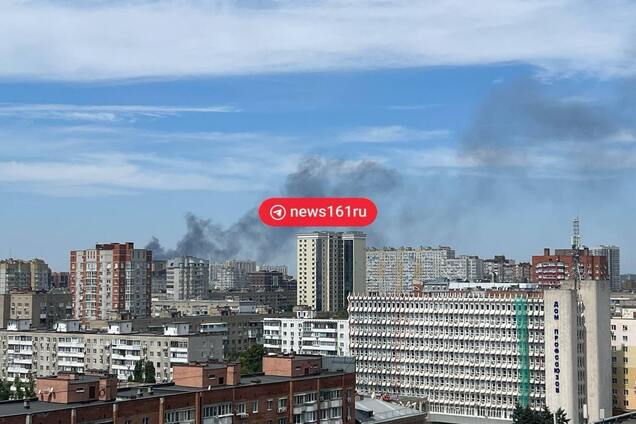 У російському Ростові після вибуху спалахнув завод, який виготовляє деталі для БПЛА. Відео
