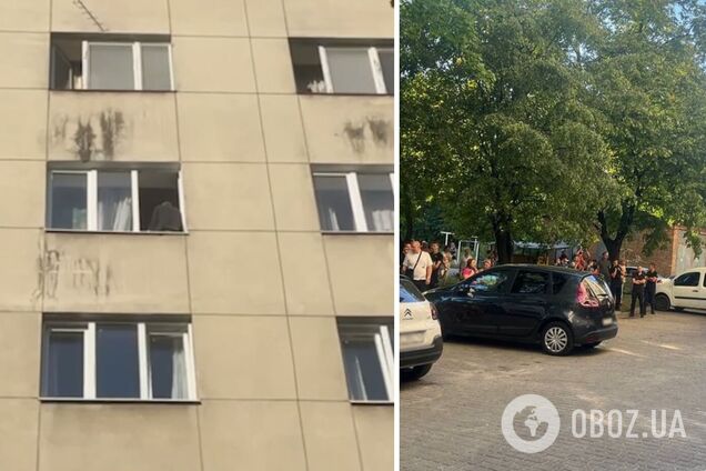 Вимагав у родичів 100 тис. грн: у Львові чоловік погрожував підірвати квартиру та вистрибнути з 5 поверху. Відео
