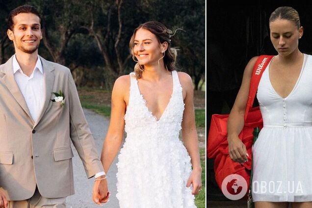 Встречалась с россиянами, но выбрала украинца: история любви звезды украинского тенниса, которая играет в свадебном платье