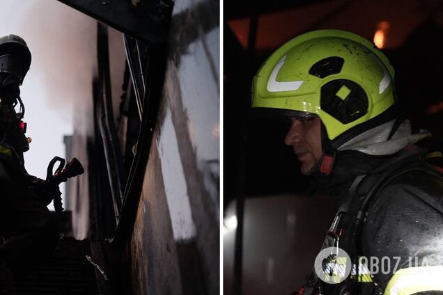В Киеве вспыхнул второй за день пожар: огонь охватил склады. Видео
