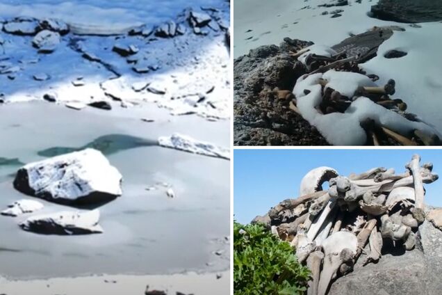 'Озеро костей'. В Гималаях на высоте 5000 метров обнаружили сотни человеческих скелетов: откуда они взялись