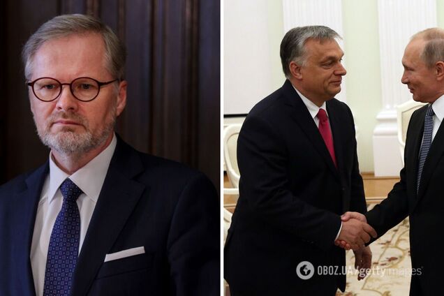 'Не имеет полномочий вести переговоры': премьер Чехии отреагировал на визит Орбана в Москву