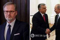 'Не має повноважень вести переговори': прем'єр Чехії відреагував на візит Орбана до Москви