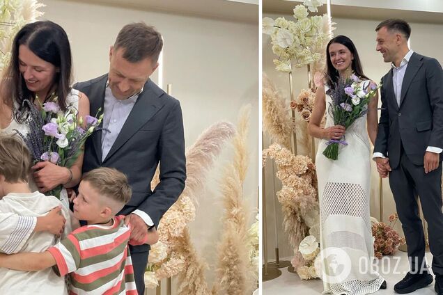 Валентина Хамайко після 18 років спільного життя офіційно розписалася з чоловіком і показала весільні фото