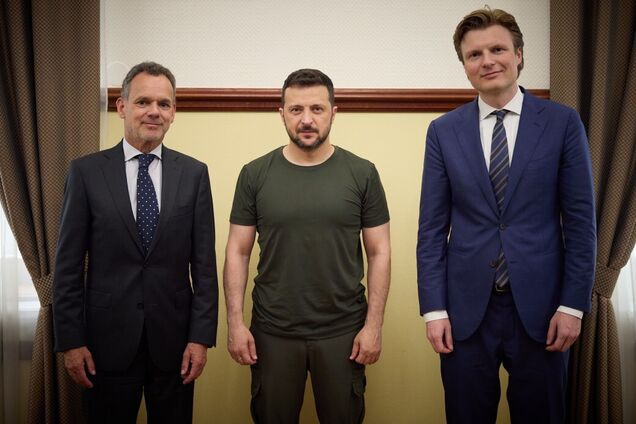 Каспар Велдкамп, Рубен Брекельманс и Владимир Зеленский