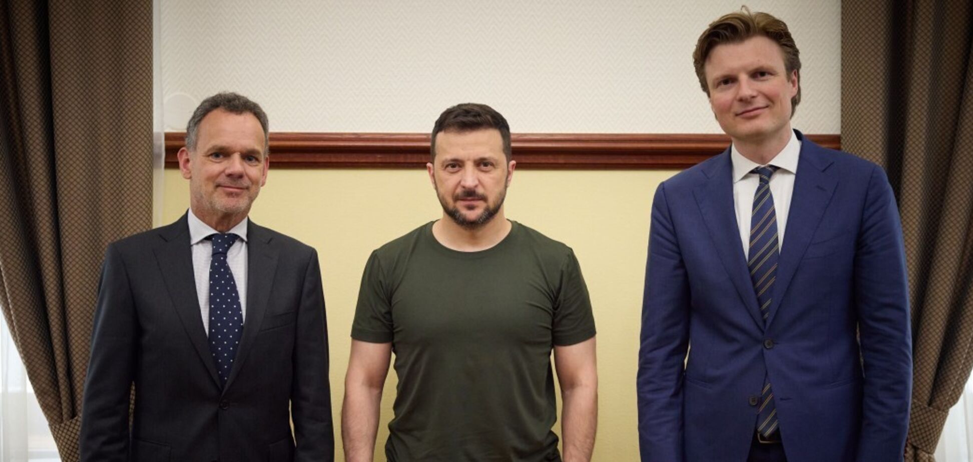 Каспар Велдкамп, Рубен Брекельманс та Володимир Зеленський