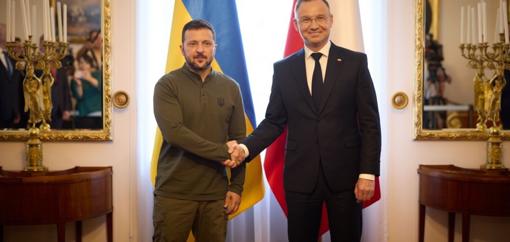 Зеленський у Варшаві зустрівся з Дудою: про що говорили. Фото і відео