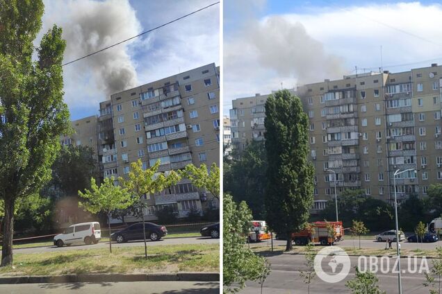 В доме возник пожар