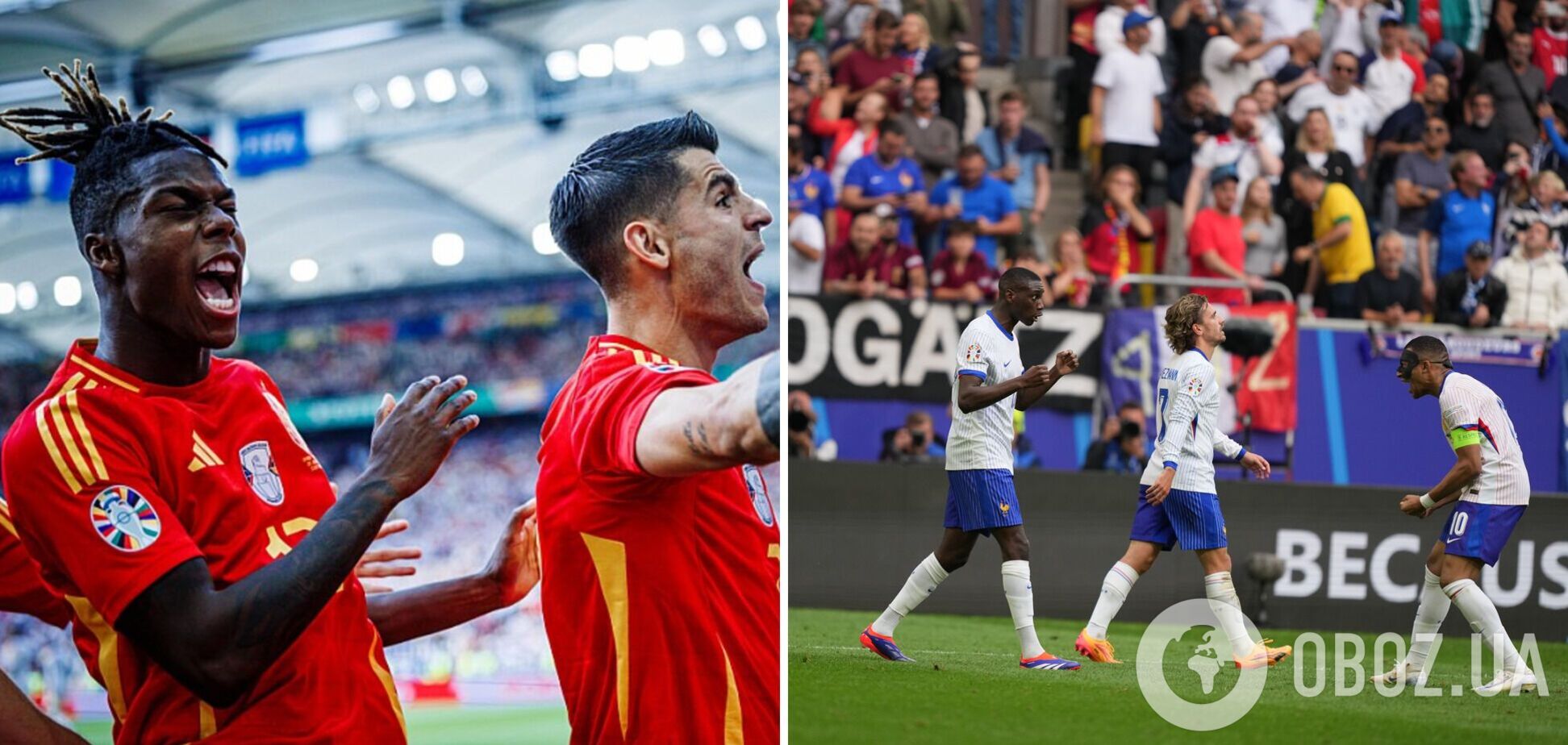 Испания – Франция: хроника и результат матча 1/2 финала Евро-2024