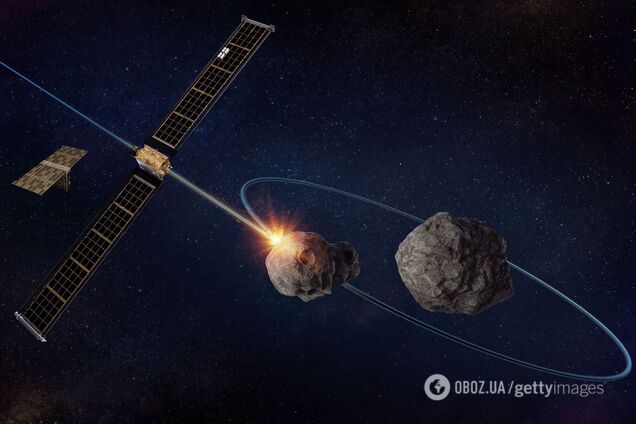 NASA показало изображения двух астероидов, пролетевших на близком расстоянии от Земли. Фото