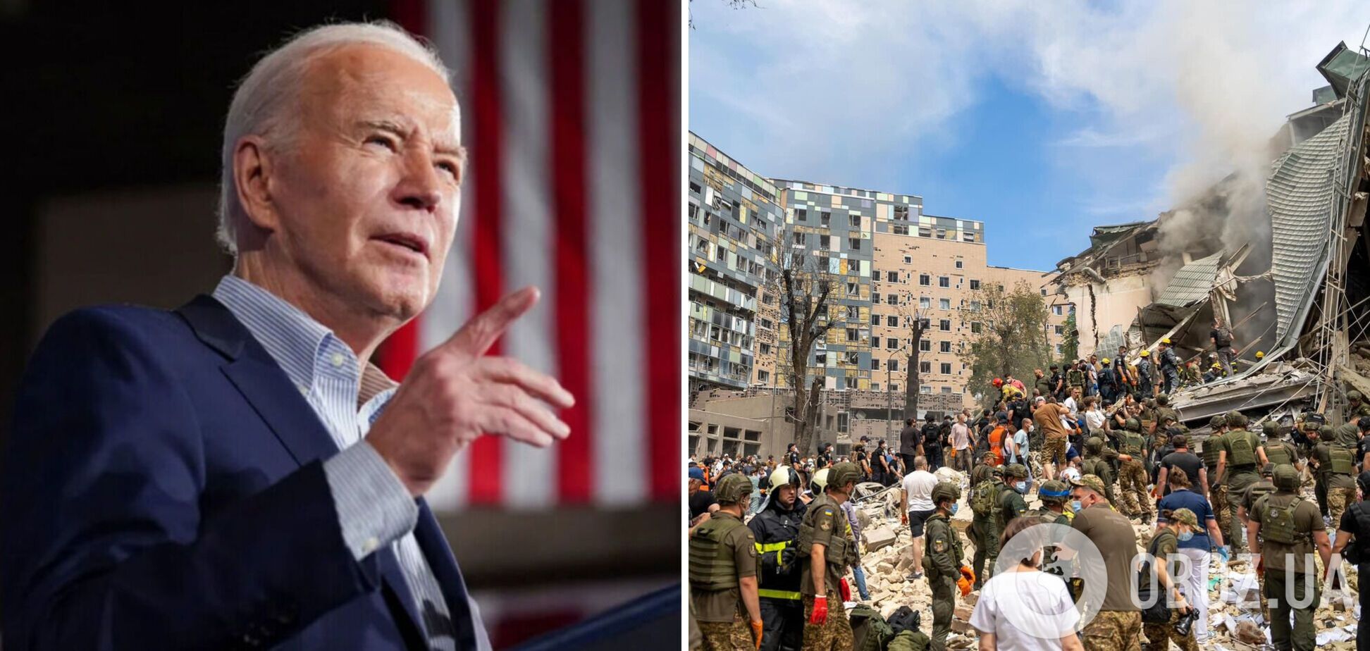 Байден выступил с заявлением после удара РФ по больнице 'Охматдет' и анонсировал помощь Украине с ПВО