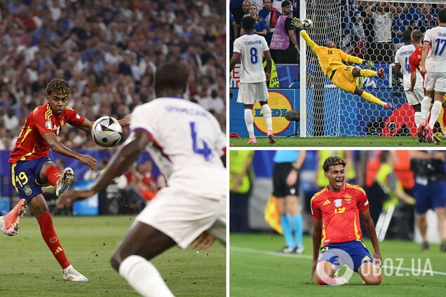 16-річний футболіст забив фантастичний 'радіокерований' гол у ворота Франції у півфіналі Євро-2024 та увійшов до історії. Відео