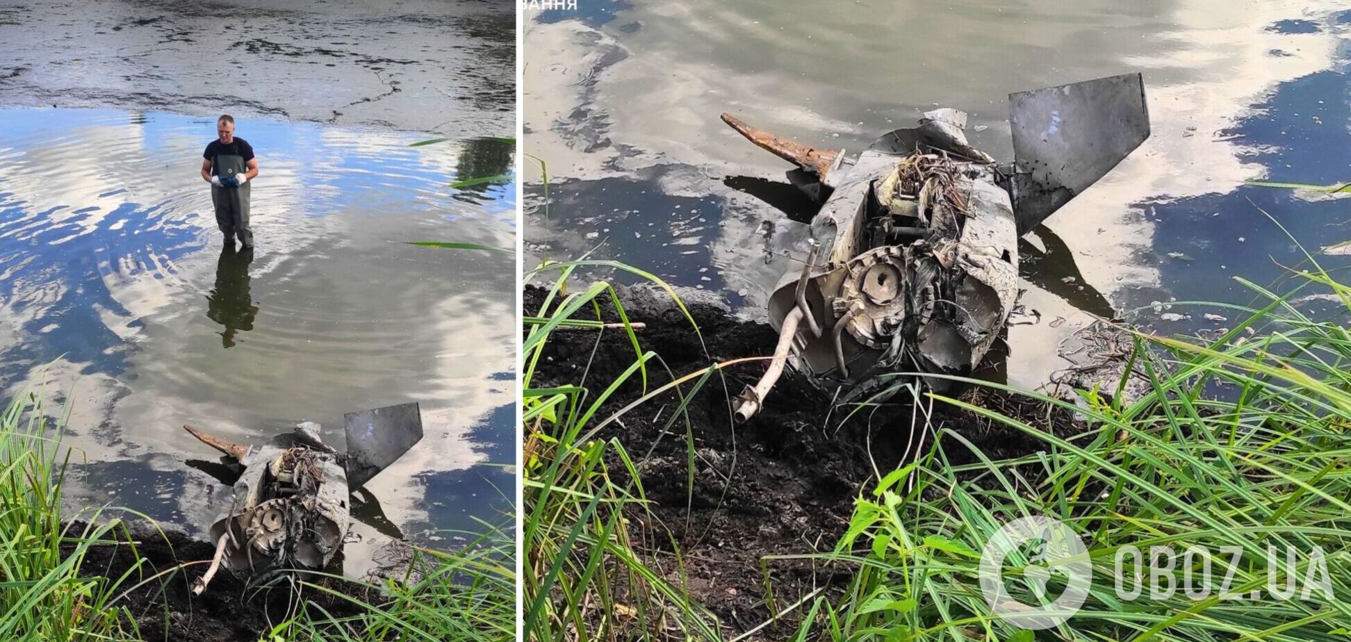 Обломки ракеты нашли в одном из озер столицы