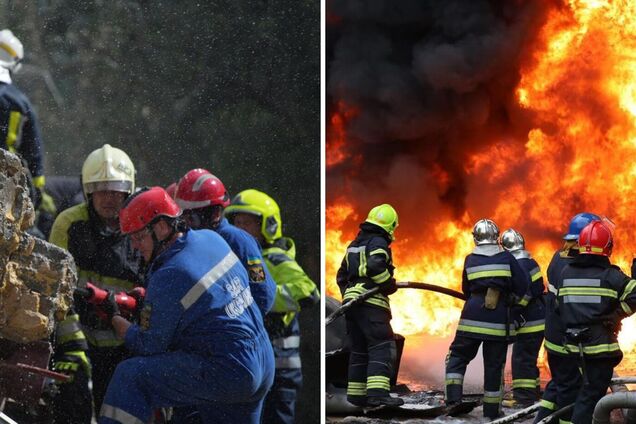 'Спасибо тем, кто бережет нас!' Зеленский показал трудную работу спасателей в условиях войны. Фото