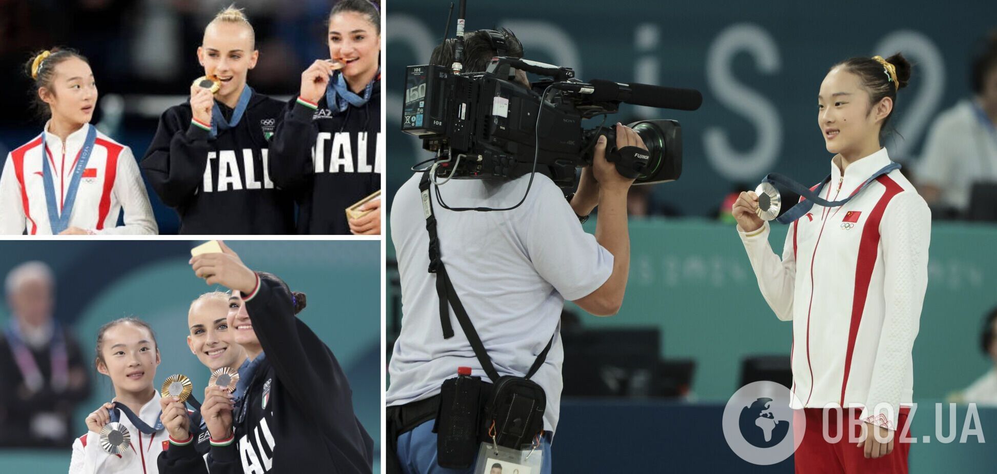 Вчинок китайської гімнастки на церемонії нагородження зібрав 50 млн переглядів. Відео стало вірусним у мережі