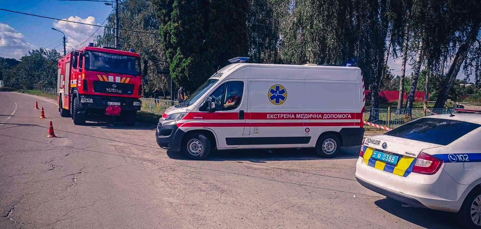 В селе на Киевщине взорвался боеприпас: мужчина погиб, ребенок получил ранения. Фото
