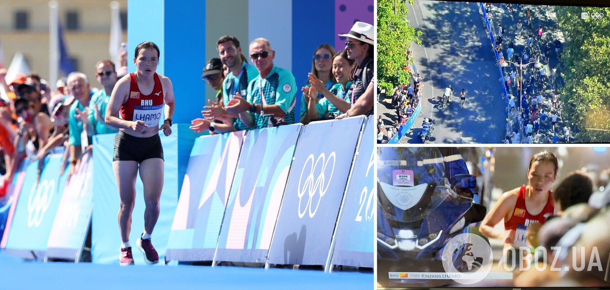 Героиня Олимпиады. Легкоатлетка из Бутана почти пешком завершила марафон, проиграв полтора часа чемпионке. Видео