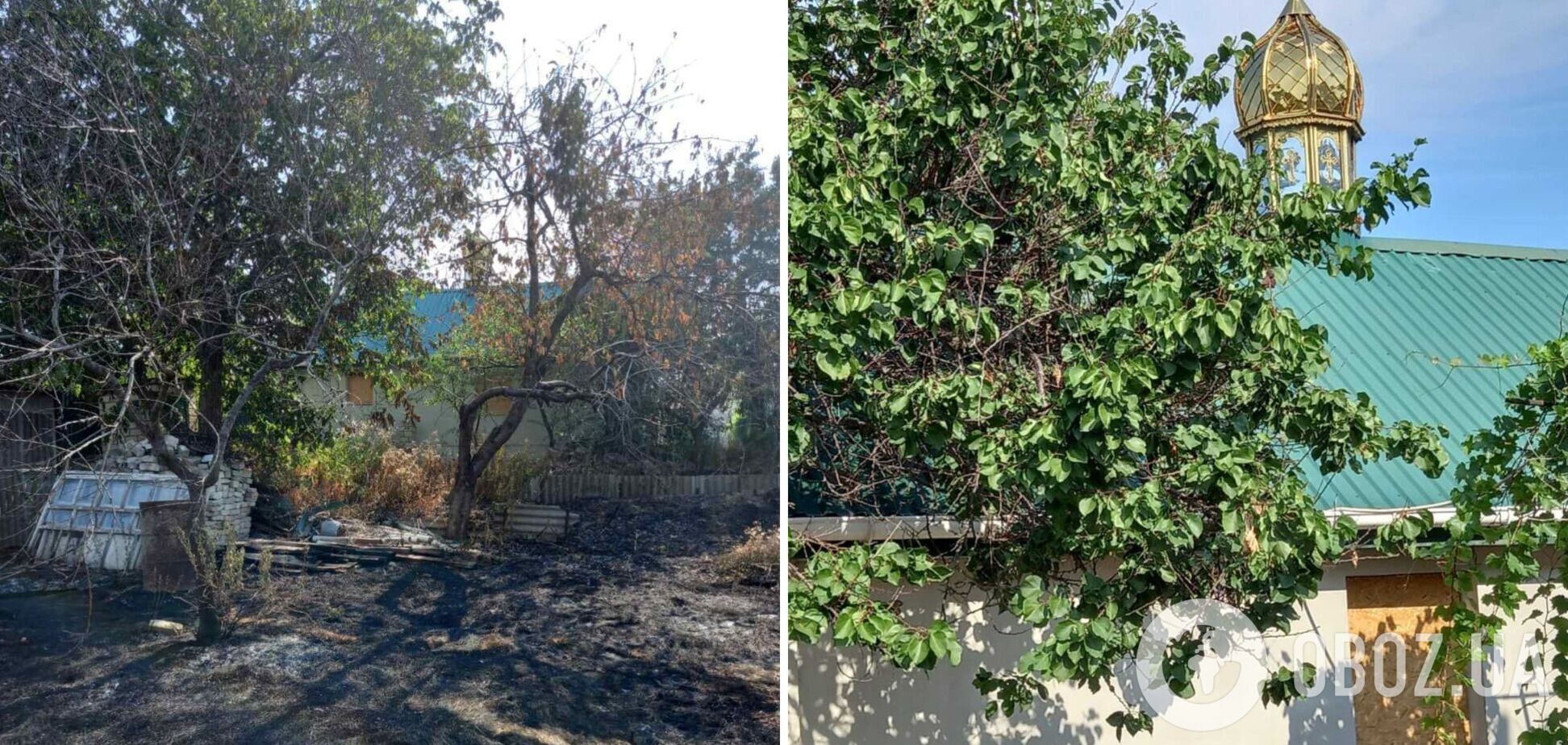 Захватчики обстреляли Антоновку