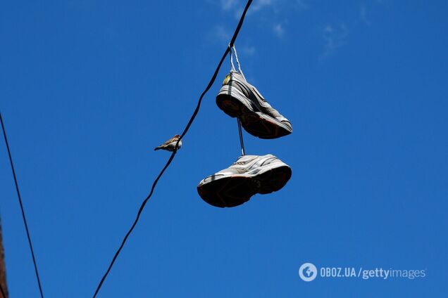 В музее Гуггенхайма старые кеды восприняли как произведение искусства: видео стало вирусным