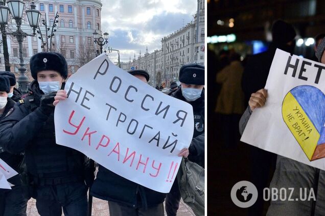 За час повномасштабної війни на антивоєнні висловлювання наважились менше одного відсотка жителів Росії: як їх покарали