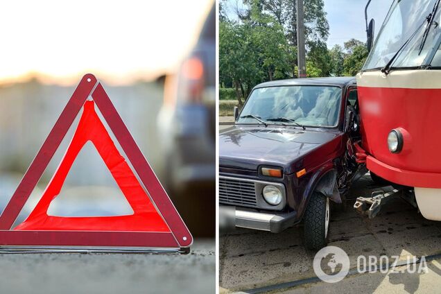 В результате ДТП затруднено движение транспорта