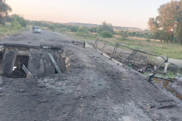 Z-военкоры скулят, что ВСУ разрушили еще один важный мост в Курской области. Фото и карта