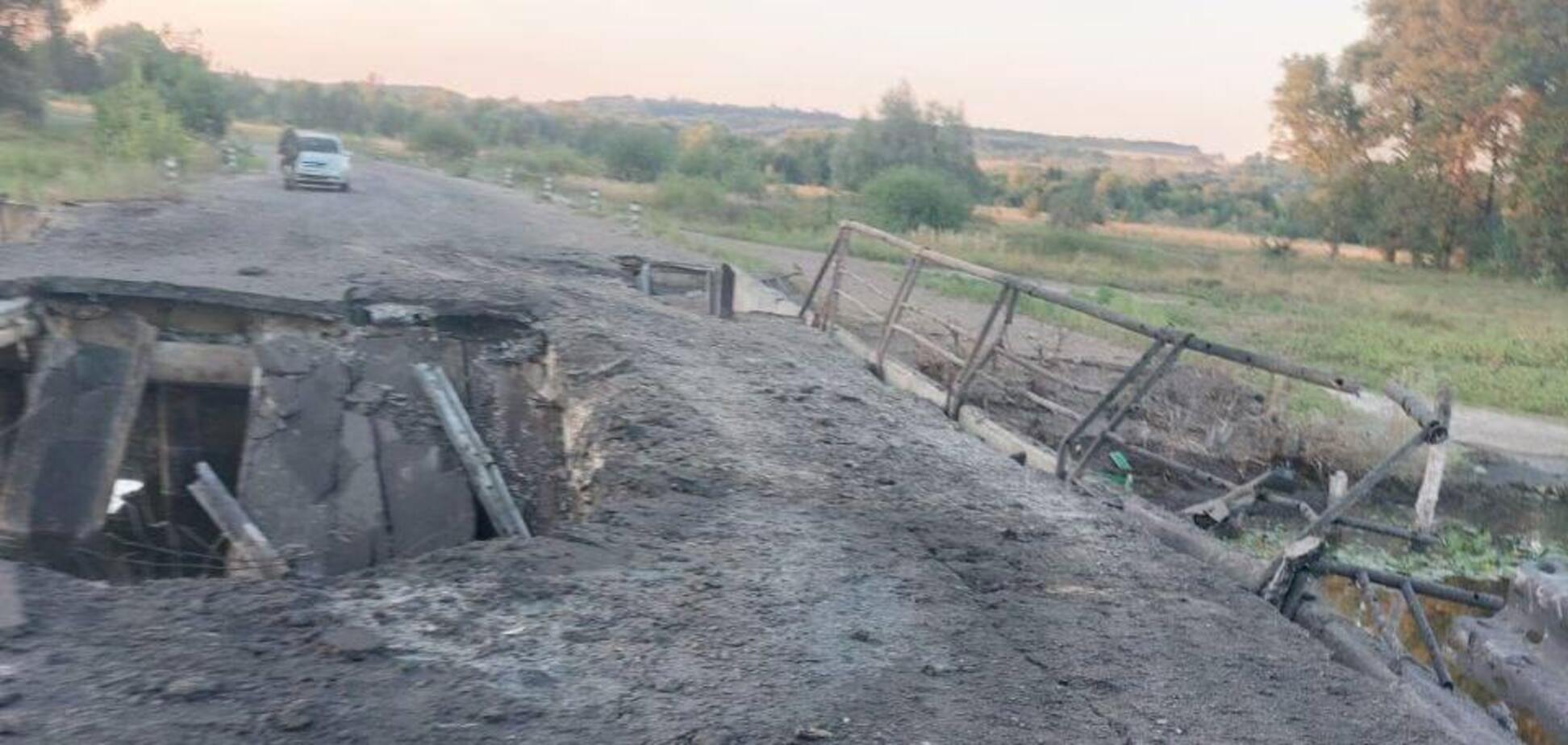 Z-военкоры скулят, что ВСУ разрушили еще один важный мост в Курской области. Фото и карта