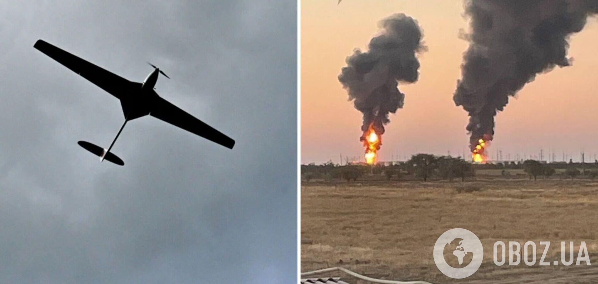 Нефтебазу в Ростовской области атаковали дроны ГУР: продолжается пожар