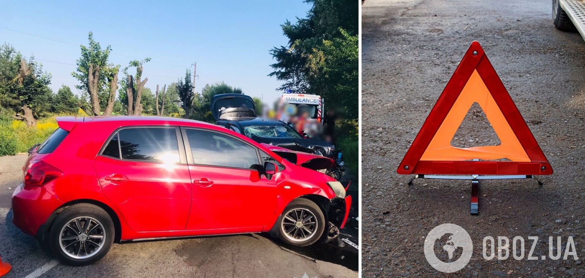 Сталось лобове зіткнення двох легковиків